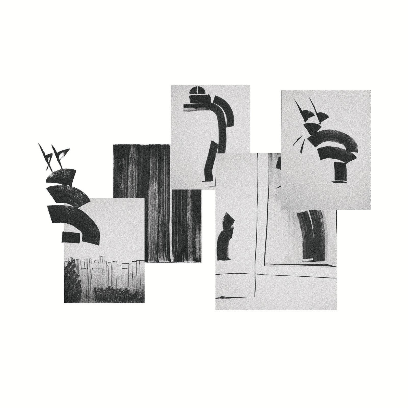 Collage of black figures